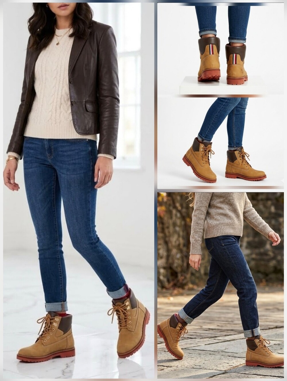 💙Tommy Hilfiger NEW! tan boots Womens Size 🤍10M